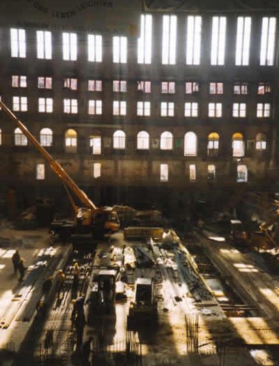 Bahnhof Leipzig im Umbau - Lomographie