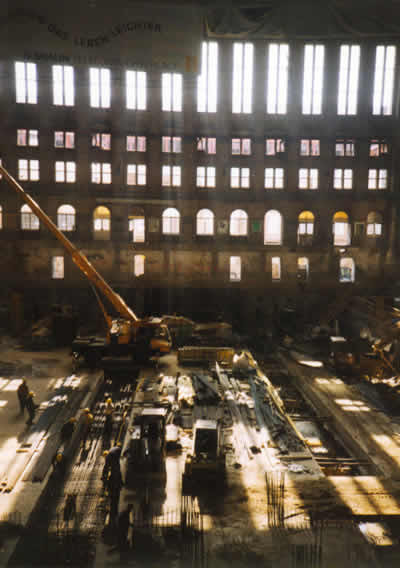 Bahnhof Leipzig im Umbau - Lomographie