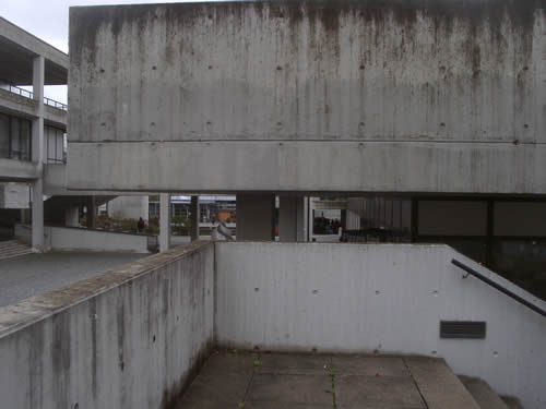 Treppe auf dem Campus