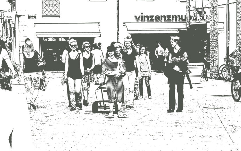 Entleerung der Öffentlichkeit. Foto: Hufner