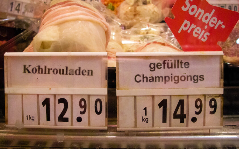 Gefüllte Gongs. Foto: Hufner