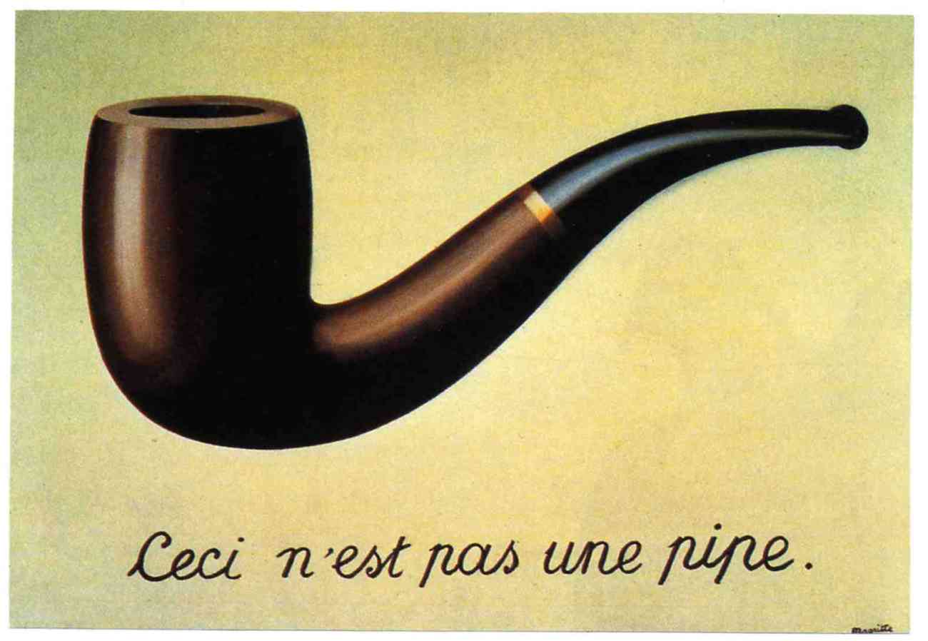 Pfeife und Prophet. René Magritte
