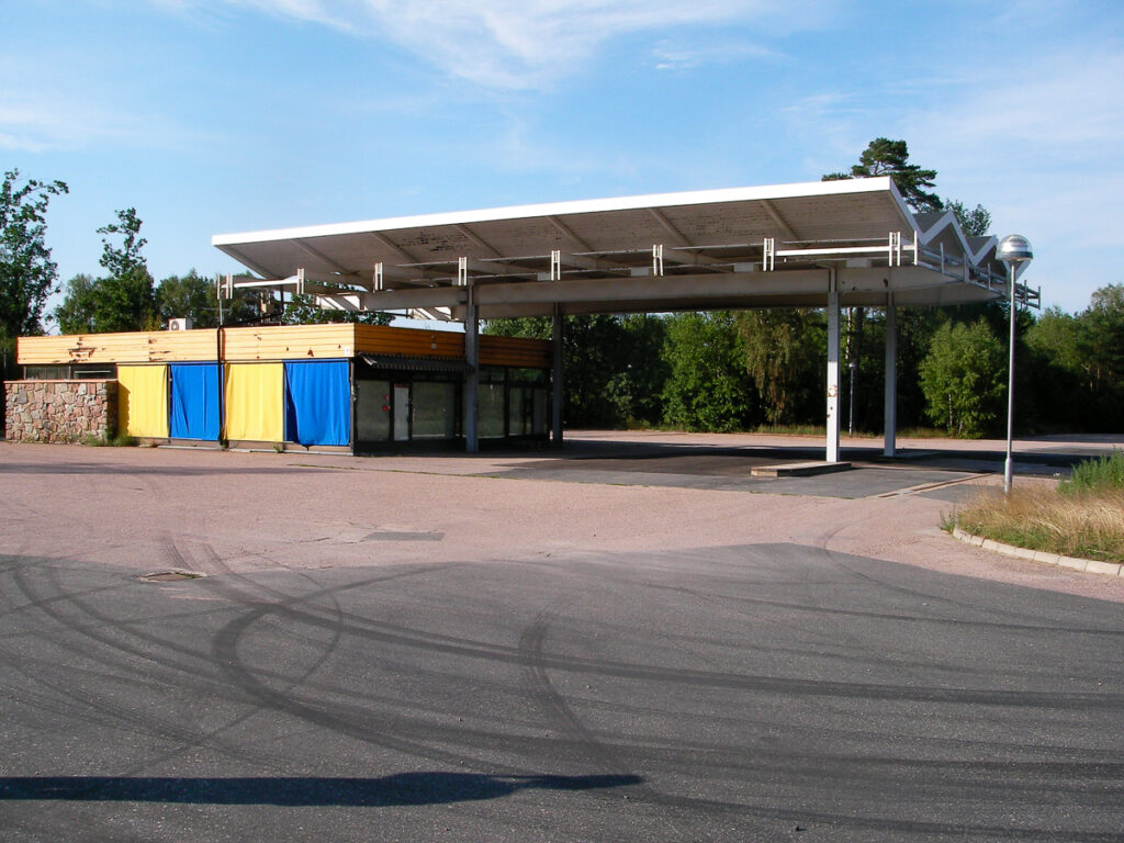 Leere Tankstelle. Keine Energie. Foto: Hufner