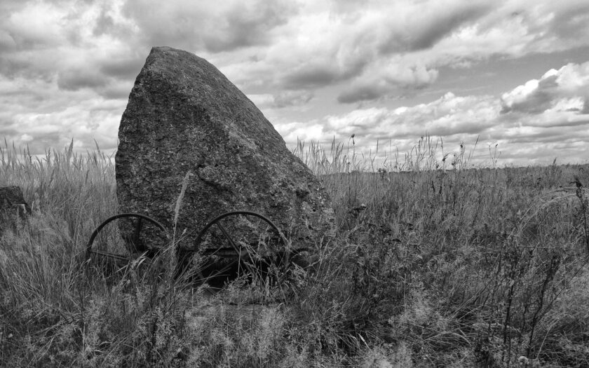 Ein Stein auf Rädern. Foto: Hufner