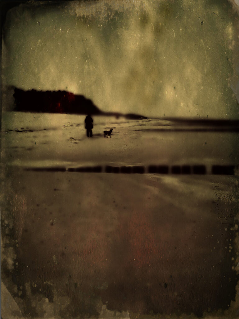 altes bild am ort Ein Tag am Strand. Foto: Hufner