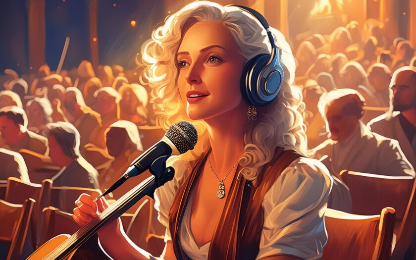 Firefly Male mir ein Bild mit Martin Hufner als einem Musikjournalisten, der im Konzert sitzt