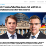 Götz Frömming Volker Münz Claudia Roth gefährdet den Erhalt des musikalischen Weltkulturerbes AfD Fraktion im Deutschen Bundestag