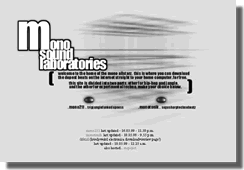 mono sound laboratories (Internet-Site)